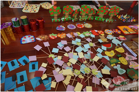 做理想教師展技能風采 —大風車翡翠外灘園教師自制玩教具評比