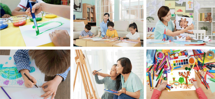 少兒美術加盟課堂展示